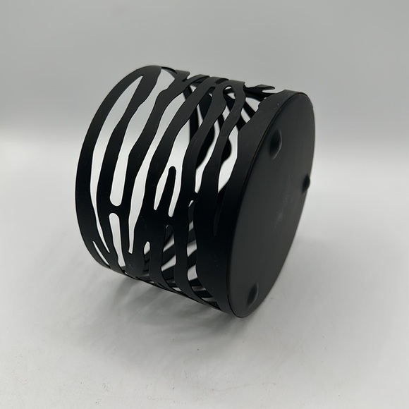 Zebra stripe metal candle holder #1 - Picture 3 of 4